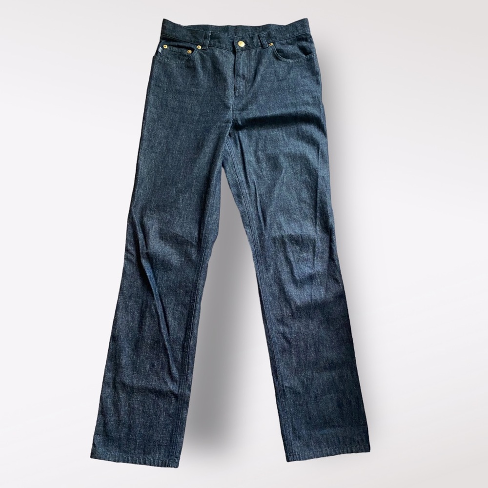 Size 6, Women's Tall Ralph Lauren Dark Blue Denim Straight Leg Jeans​